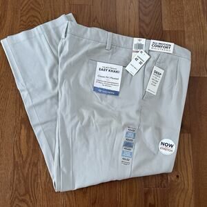 Dockers 42x32 Men’s Easy Khaki, Pleated, Comfort Waistband NWT‎